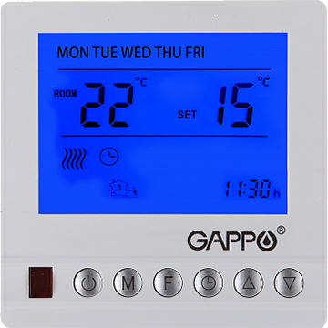 0fwvfp7akp42ytj6q9rs2nwn21szqf7u Комнатный термостат без датчика Gappo G491 °С 5-35±1 — изображение 1