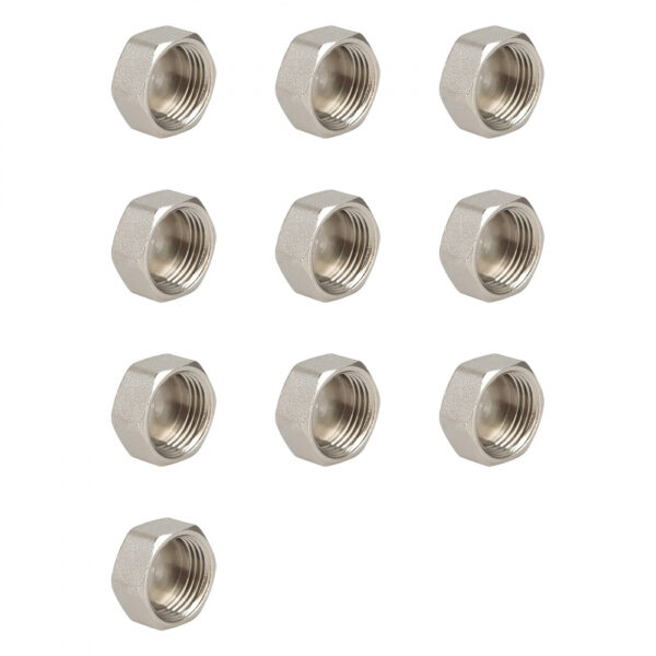 Заглушка ВР, никелированная Gappo G2218.04 1/2" уп. 10 шт.
