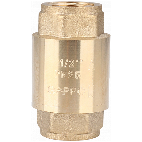 7vzyr7591xmdmld5yc2vw6u3q6gllj3b Клапан обратный ВР-ВР пружинный Gappo G1241.04 1/2" — изображение 1