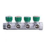 Коллектор регулирующий евроконус ВР-НР Gappo G1002.04 1"x3/4"x4 вых