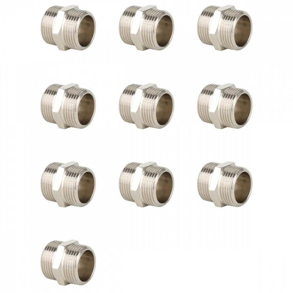 mgdu1ul1gfg48qfl9b9hz5jbc28kmkv7 Ниппель НР-НР, никелированный Gappo G2204.05 3/4" уп. 10 шт. — изображение 1