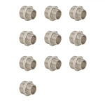 Ниппель переходной НР-НР, никелированный Gappo G2205.0403 1/2"х3/8" уп. 10 шт.