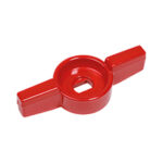 Ручка-бабочка Р31FR красная 3/8"-1/2".