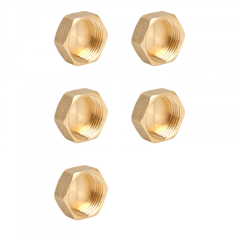 pys35xig5ikmg3f03a4tmmlwh9u22431 Заглушка ВР, латунная Gappo G1218.07 11/4" уп. 5 шт. — изображение 1