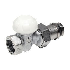 r15x034 Клапан отсечной R15TG, прямой, Ду 3/4", хром. с колпачком и герметичной прокладкой. — изображение 1