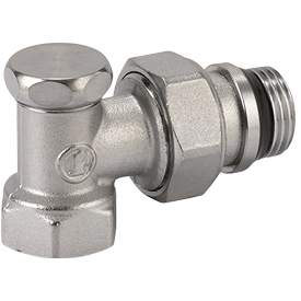 r16x033 R16TG 1/2" угловой, отсечной клапан, хром. с герметичной прокладкой. — изображение 1