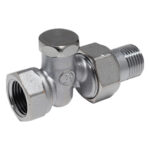 R17D2 3/4" прямой, отсечной клапан, хром.