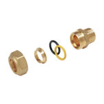 Фитинг прямой с наружной резьбой 1/2"x15 Giacomini R180M R180MY114