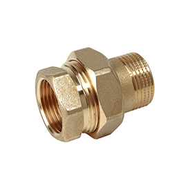 r18x006 СГОН ХП R18 11/4" ПРЯМОЙ "американка" ХРОМ-ПЛАСТИК — изображение 1