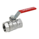 ШАР. КРАН GIACOMINI ВВ R250D 1/2" РЫЧАГ КРАСНЫЙ.