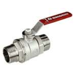 ШАР. КРАН GIACOMINI НН R253DL 1/2" КРАСНЫЙ РЫЧАГ.