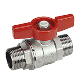 r253x006 ШАР. КРАН GIACOMINI НН R253D 1 1/4" КР РУЧКА БАБОЧКА. — изображение 1