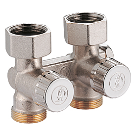 r383x002 Узел нижнего подключения R383, прямой, 3/4"F x 3/4''E, для одно- и двухтрубных систем. — изображение 1