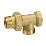 GIACOMINI R557D 1x1x1" тройник для R557 с накидной гайкой и отводом.
