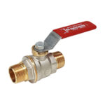 ШАР. КРАН GIACOMINI НН R913LX 1/2" КРАСНЫЙ РЫЧАГ.